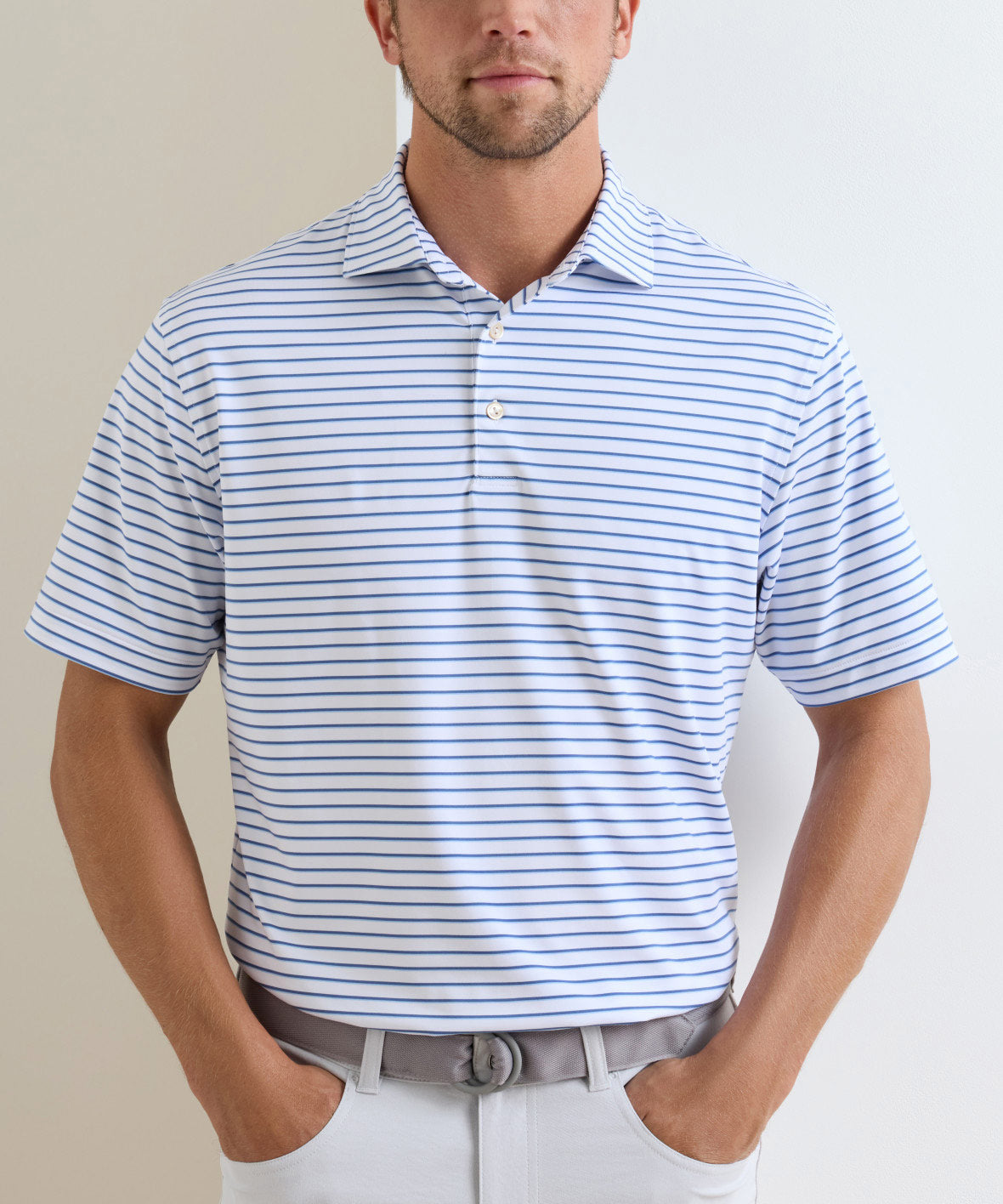 Peter Millar Dunnes Short Sleeve Performance Jersey Polo, Men's Big & Tall