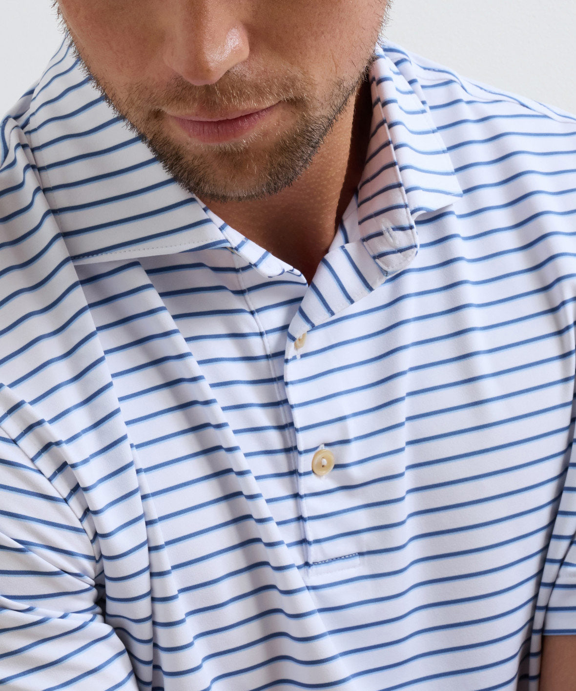 Peter Millar Dunnes Short Sleeve Performance Jersey Polo, Men's Big & Tall