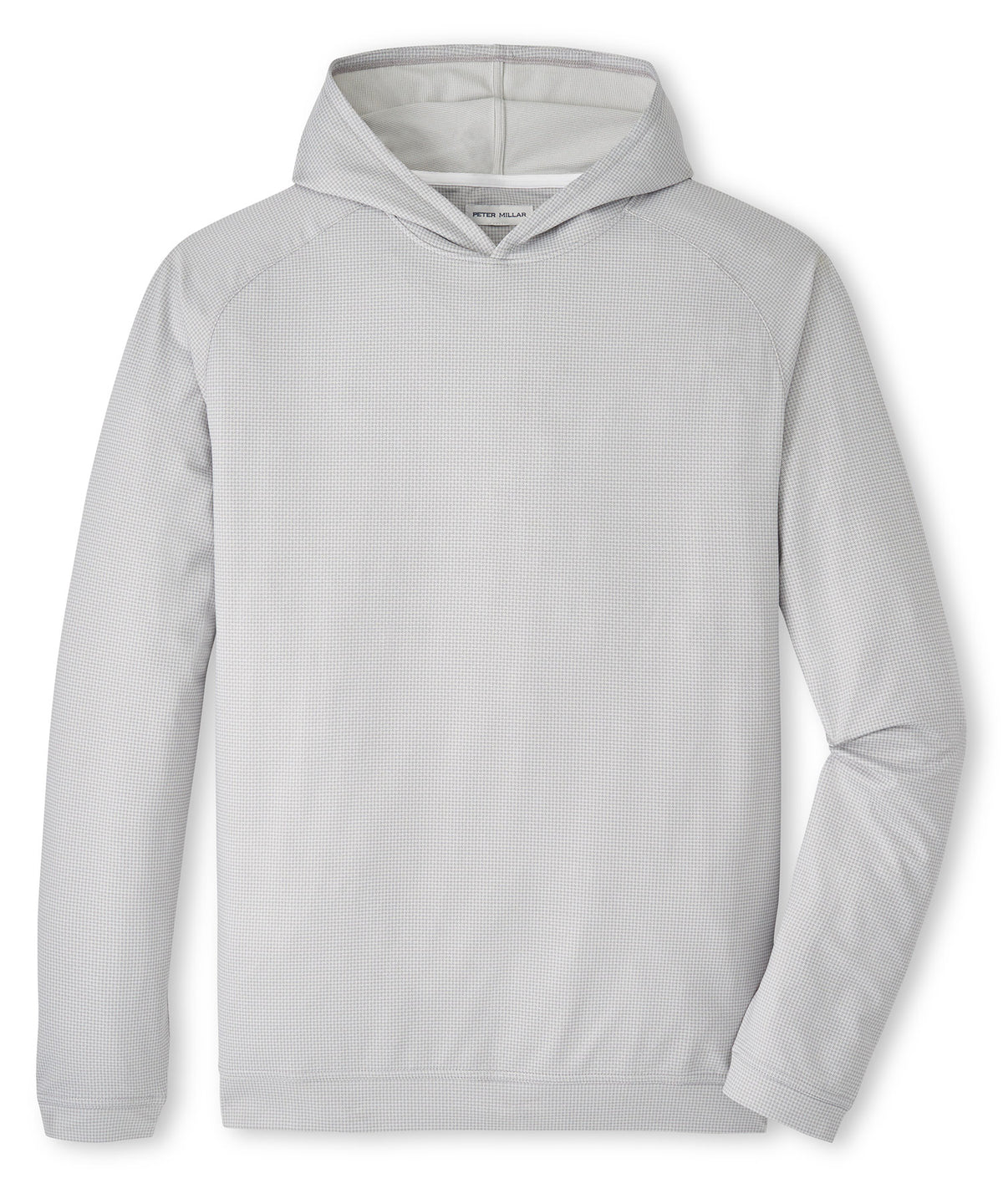 Peter Millar Pine Houndstooth Performance Hoodie, Men's Big & Tall