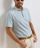 Peter Millar Calvert Stripe Crown Flex Short Sleeve Cotton Polo