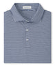Peter Millar Calvert Stripe Crown Flex Short Sleeve Cotton Polo