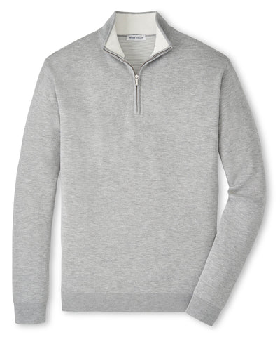Peter Millar Coolspun Lite Cotton Quarter-Zip Sweater, Men's Big & Tall