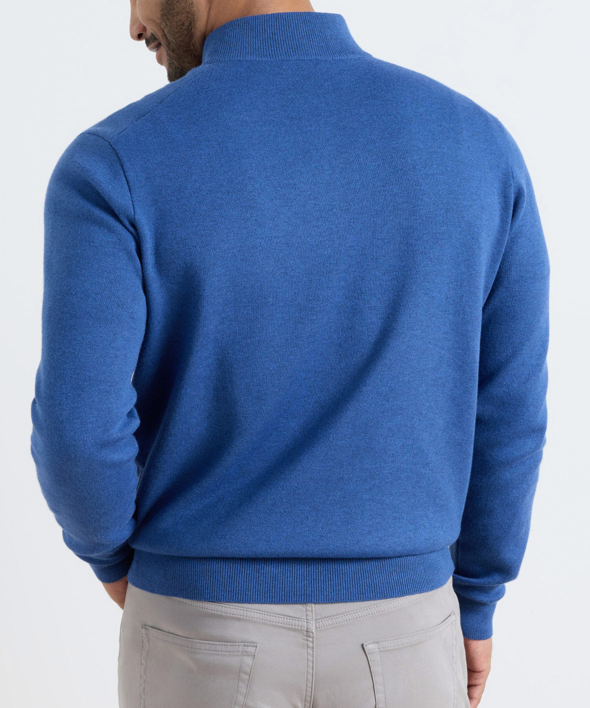 Peter Millar Coolspun Lite Cotton Quarter-Zip Sweater, Men's Big & Tall