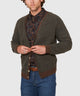 Westport Black Brushed Merino Wool Cardigan