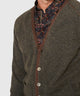 Westport Black Brushed Merino Wool Cardigan