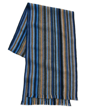 Westport Black Multi Color Knit Scarf