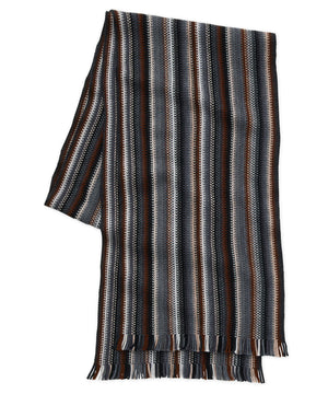 Westport Black Multi Color Knit Scarf