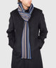 Westport Black Multi Color Knit Scarf