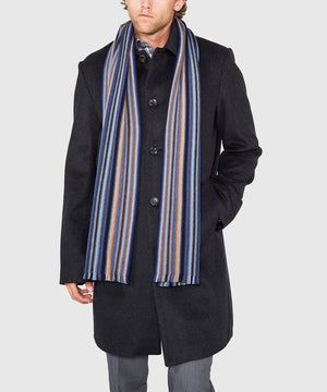 Westport Black Multi Color Knit Scarf
