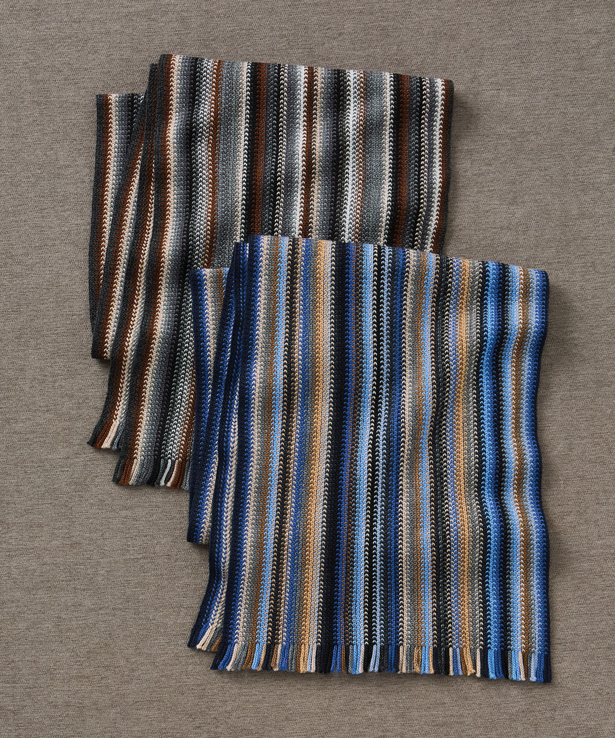 Westport Black Multi Color Knit Scarf, Men's Big & Tall