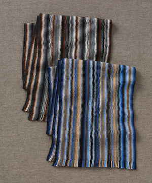Westport Black Multi Color Knit Scarf