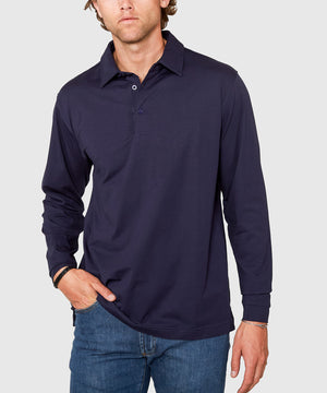 Westport No-Tuck Long Sleeve Cotton Rich Performance Polo