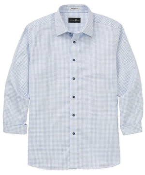 Westport 1989 Long Sleeve Spread Collar Shadow Check Dress Shirt