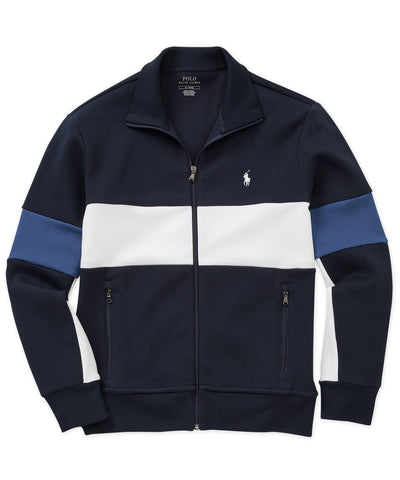Polo Ralph Lauren Double Knit Colorblock Track Jacket, Men's Big & Tall