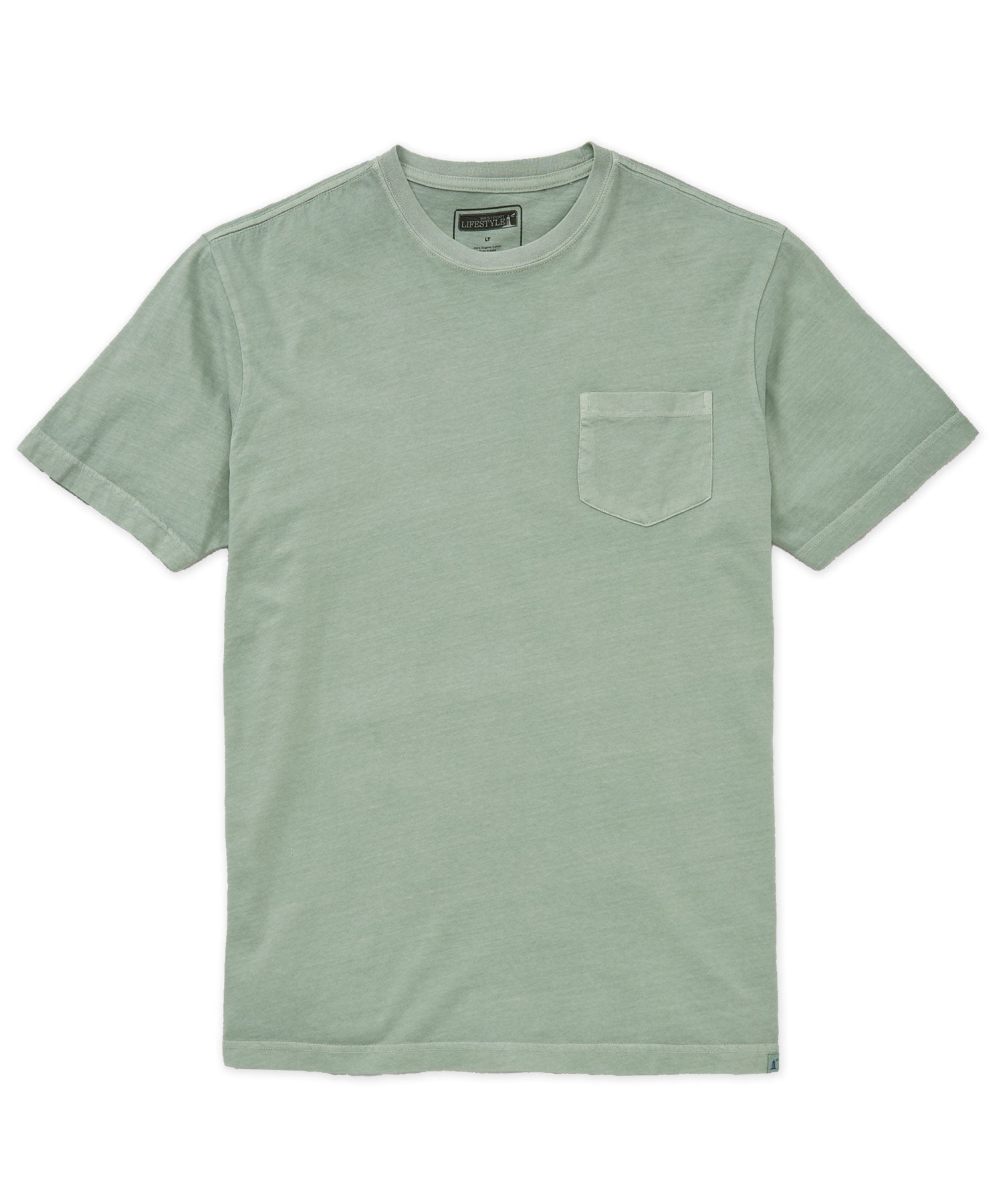 Westport Lifestyle Big & Tall Short Sleeve Ocean-Washed Crew Neck