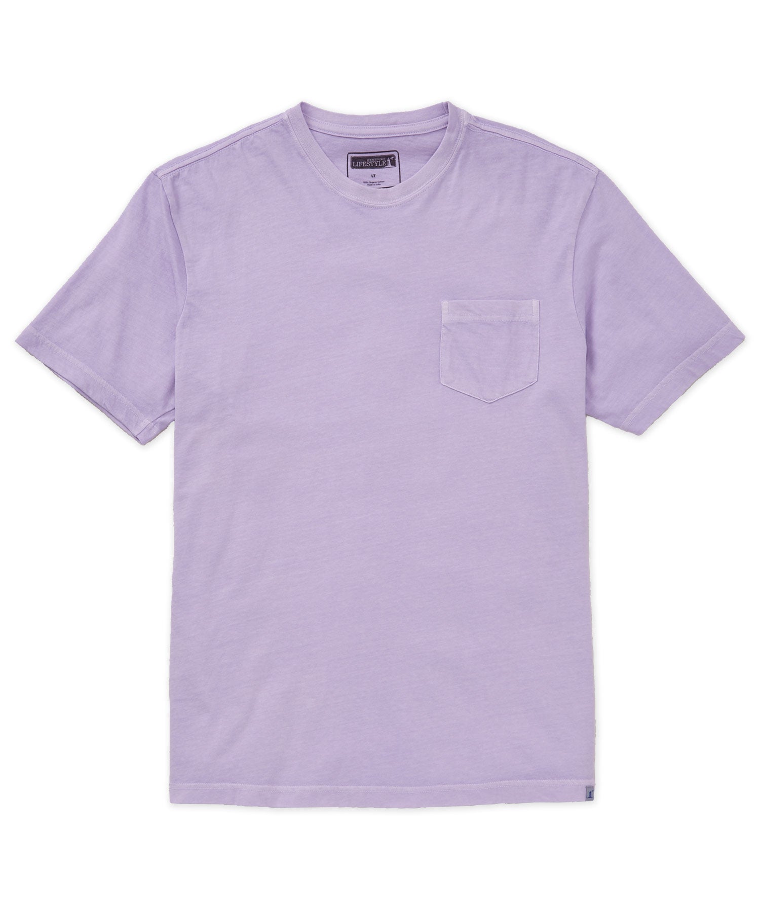 Westport Lifestyle Big & Tall Short Sleeve Ocean-Washed Crew Neck