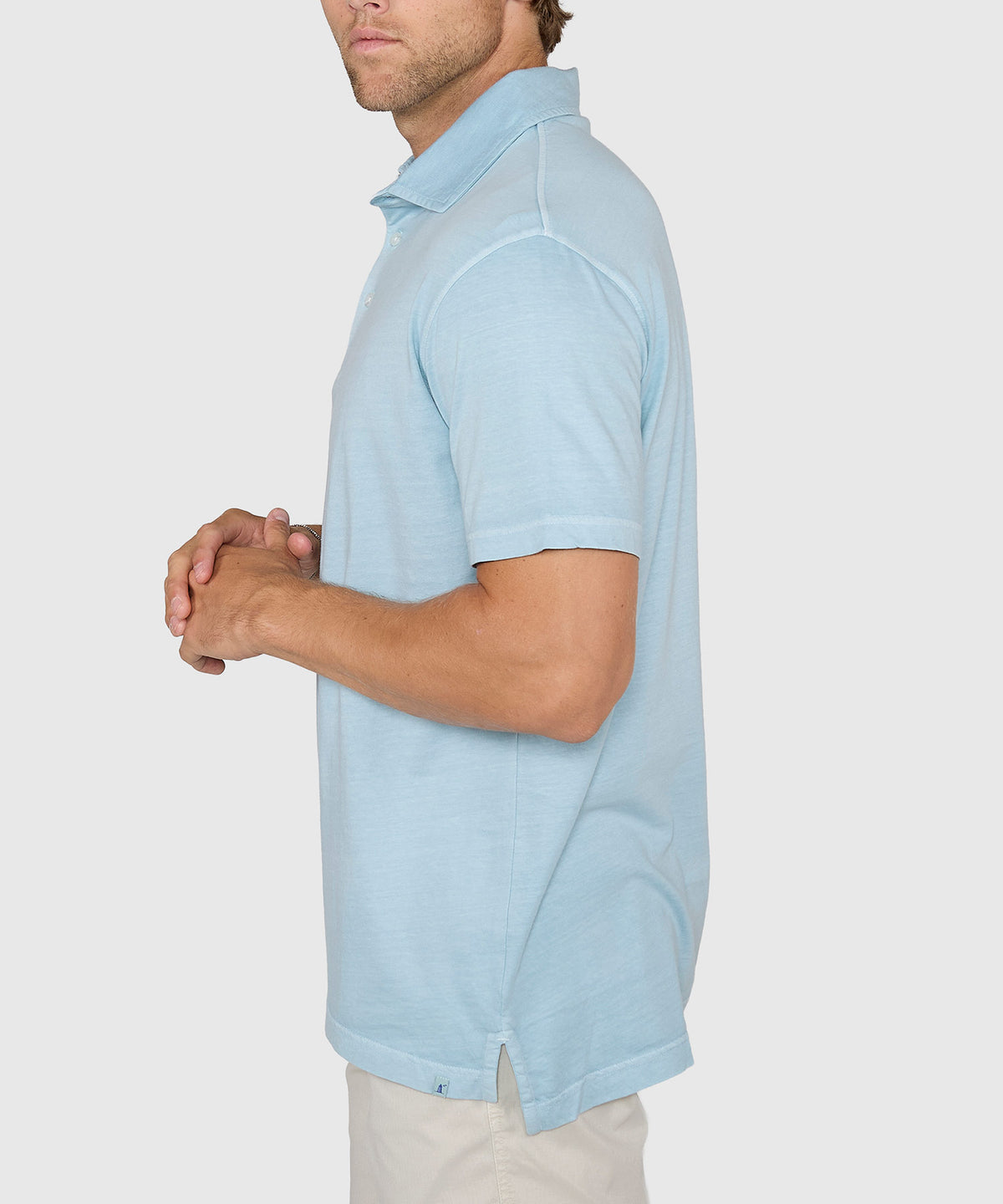 Westport Lifestyle Short Sleeve Sunwashed Polo, Men's Big & Tall