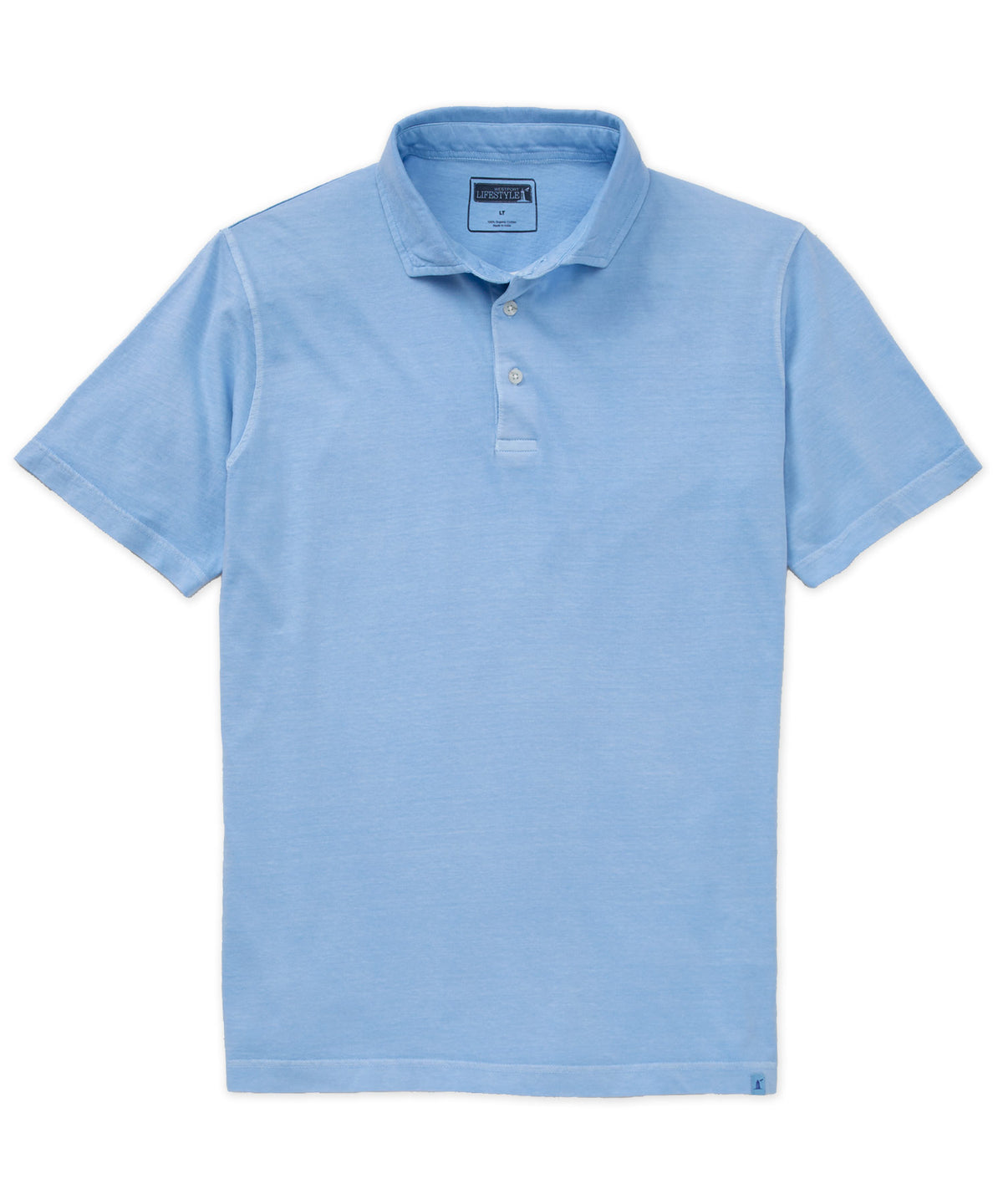 Westport Lifestyle Short Sleeve Sunwashed Polo, Men's Big & Tall