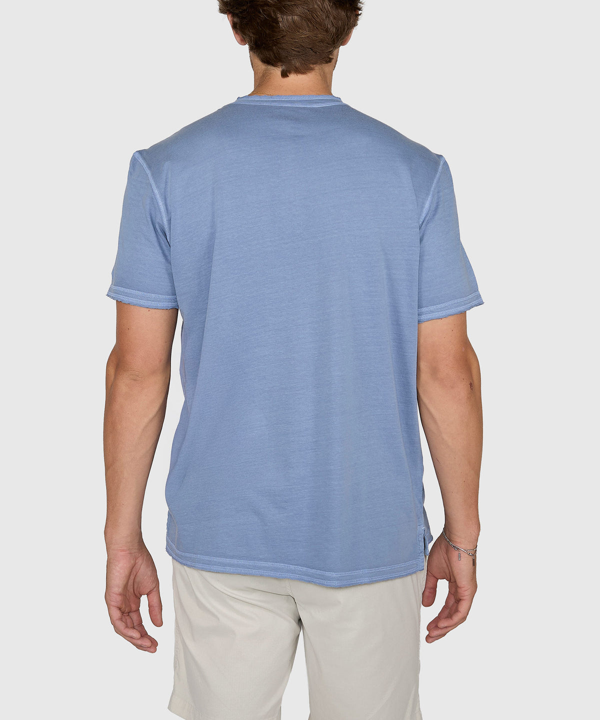 Westport Lifestyle Short Sleeve Sunwashed Henley, Men's Big & Tall