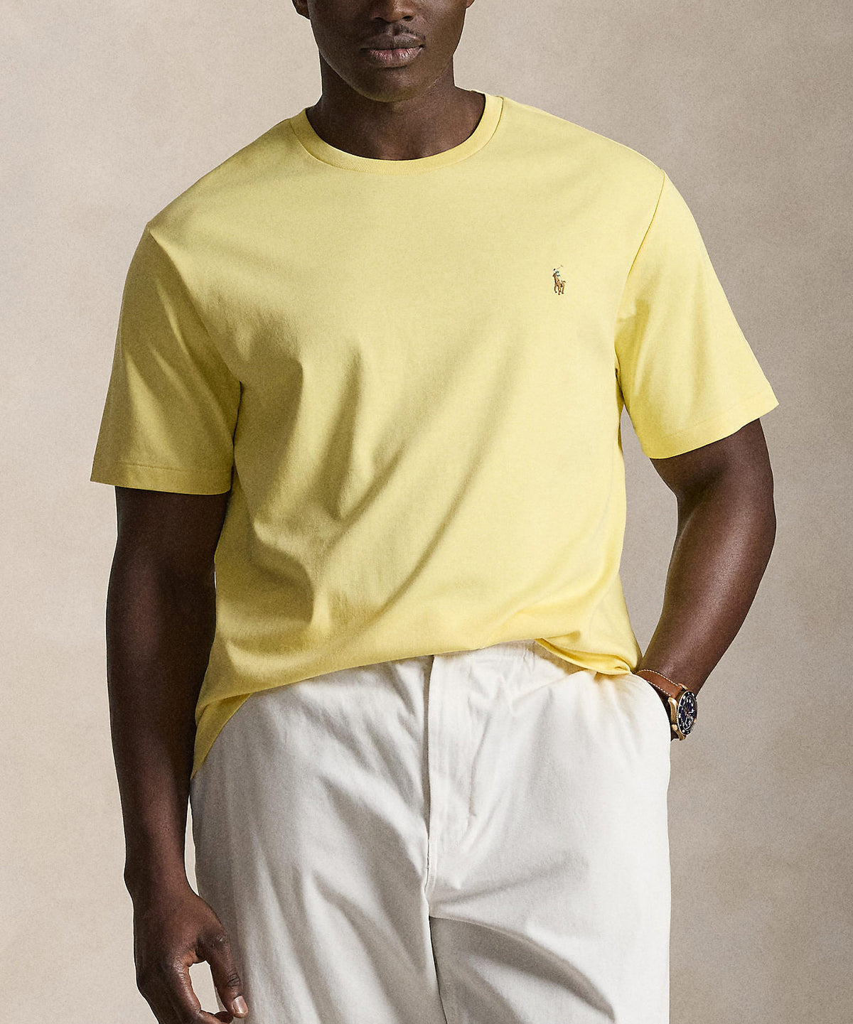 Polo Ralph Lauren Short Sleeve Soft Touch Cotton T-Shirt, Men's Big & Tall