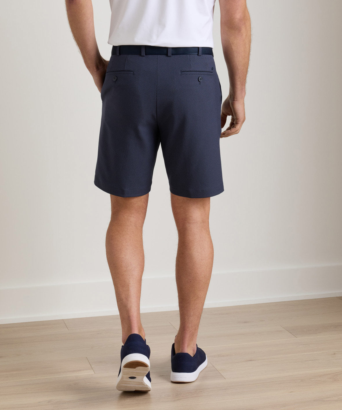 Peter Millar Big & Tall Salem Houndstooth Performance Short
