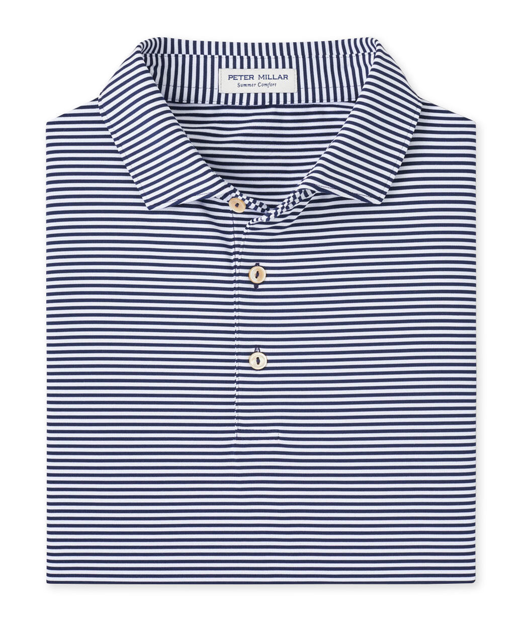 Peter Millar Hales Stripe Short Sleeve Performance Polo, Men's Big & Tall