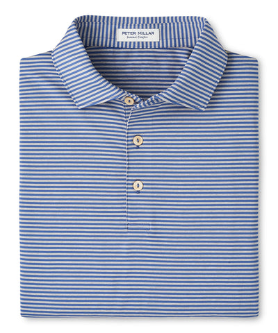 Peter Millar Hales Stripe Short Sleeve Performance Polo, Men's Big & Tall