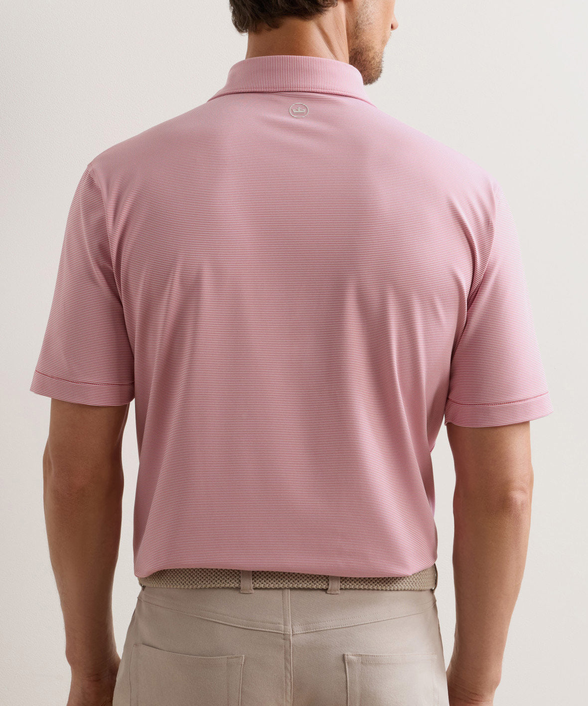 Peter Millar Jubilee Stripe Short Sleeve Polo, Men's Big & Tall