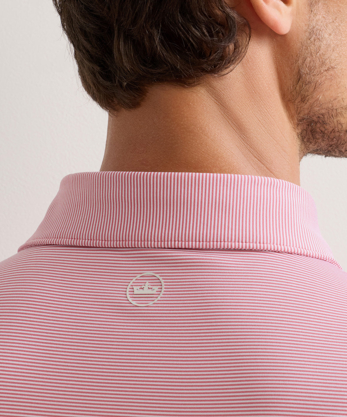 Peter Millar Jubilee Stripe Short Sleeve Polo, Men's Big & Tall