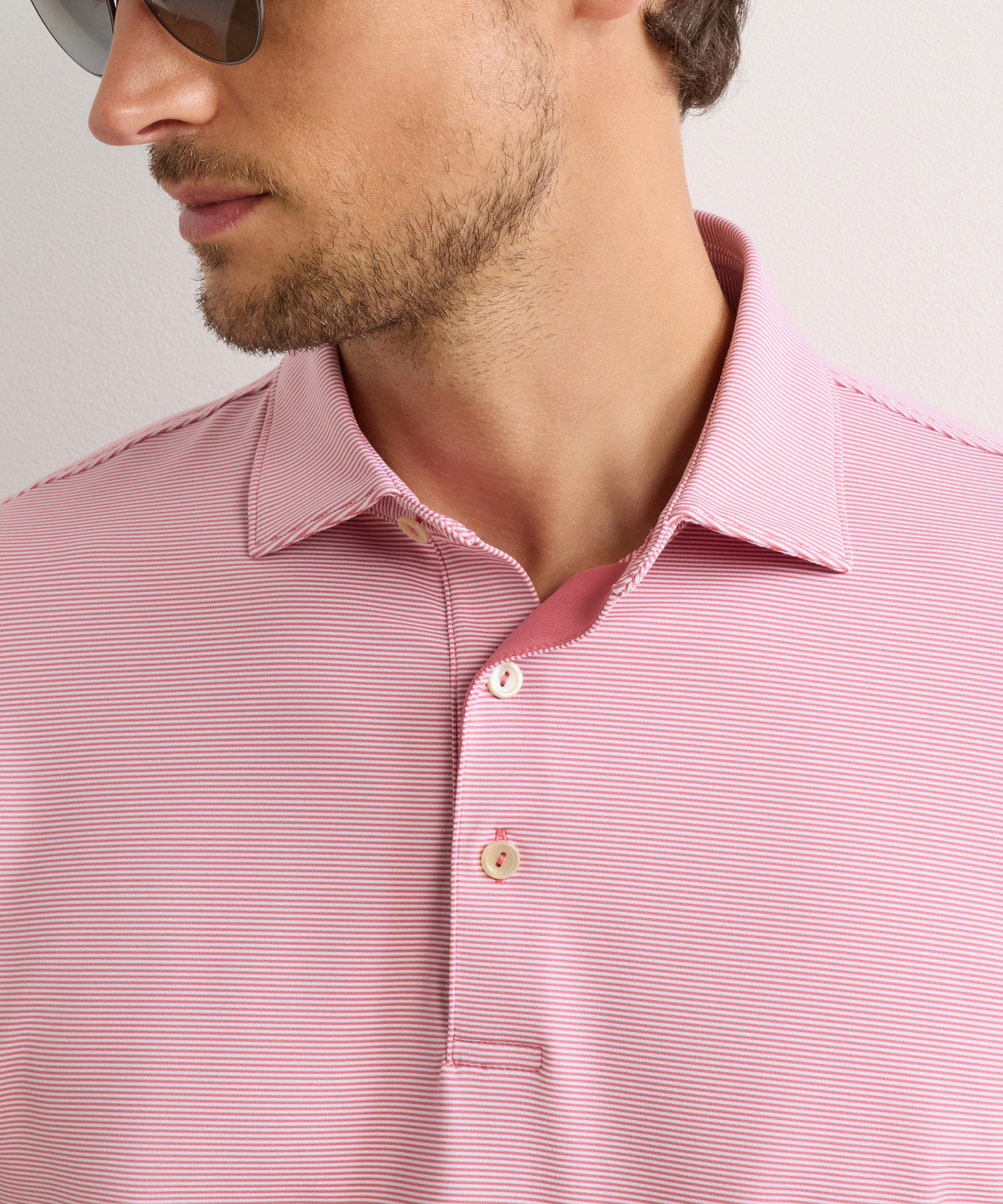 Peter Millar Jubilee Stripe Short Sleeve Polo, Men's Big & Tall
