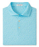 Peter Millar Jellyfish Print Short Sleeve Performance Polo
