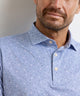 Peter Millar Barrier Print Short Sleeve Performance Polo