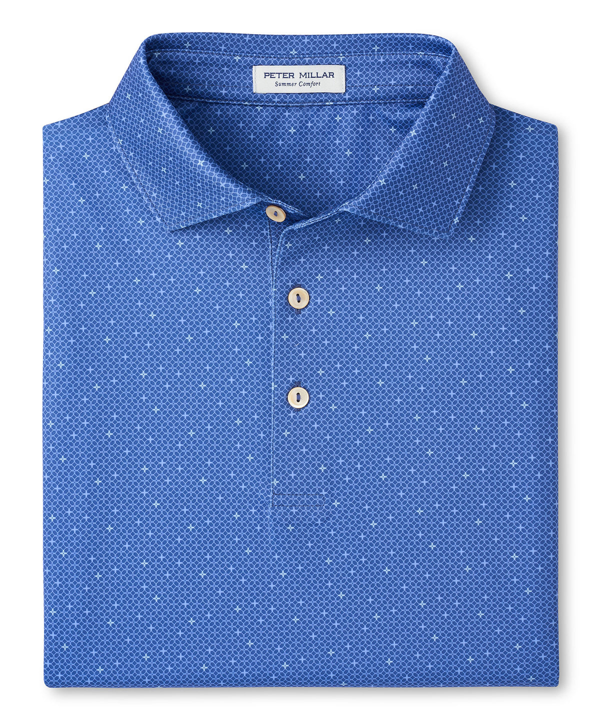 Peter Millar Barrier Print Short Sleeve Performance Polo, Men's Big & Tall
