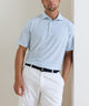 Peter Millar Flock Print Short Sleeve Performance Polo