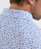 Peter Millar Coastline Print Short Sleeve Performance Polo