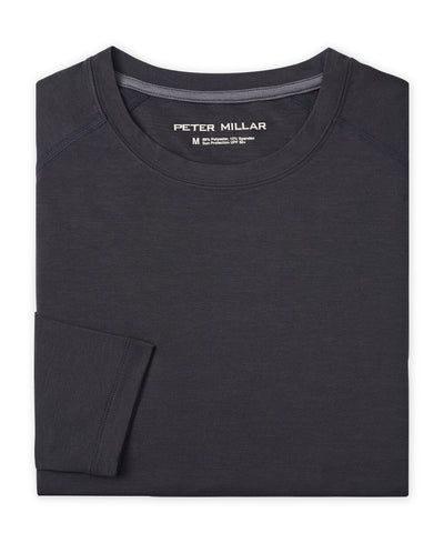Peter Millar Aurora Performance Long Sleeve Tee Shirt, Men's Big & Tall