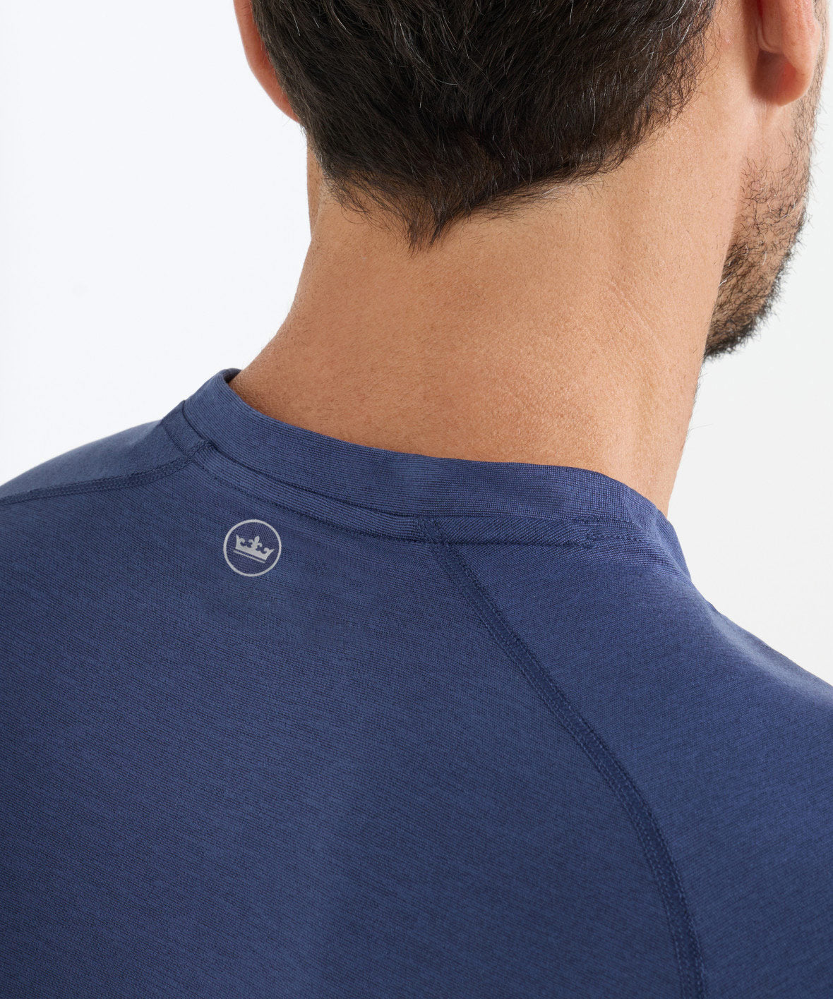 Peter Millar Aurora Performance Long Sleeve Tee Shirt, Men's Big & Tall