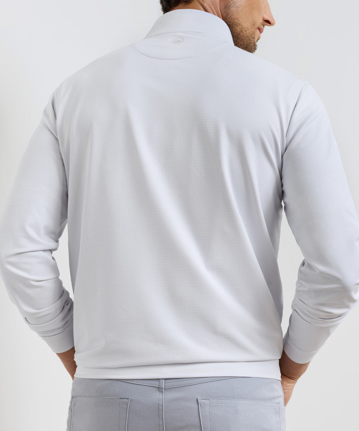 Peter Millar Basket Weave Perth Quarter-Zip Pullover, Men's Big & Tall