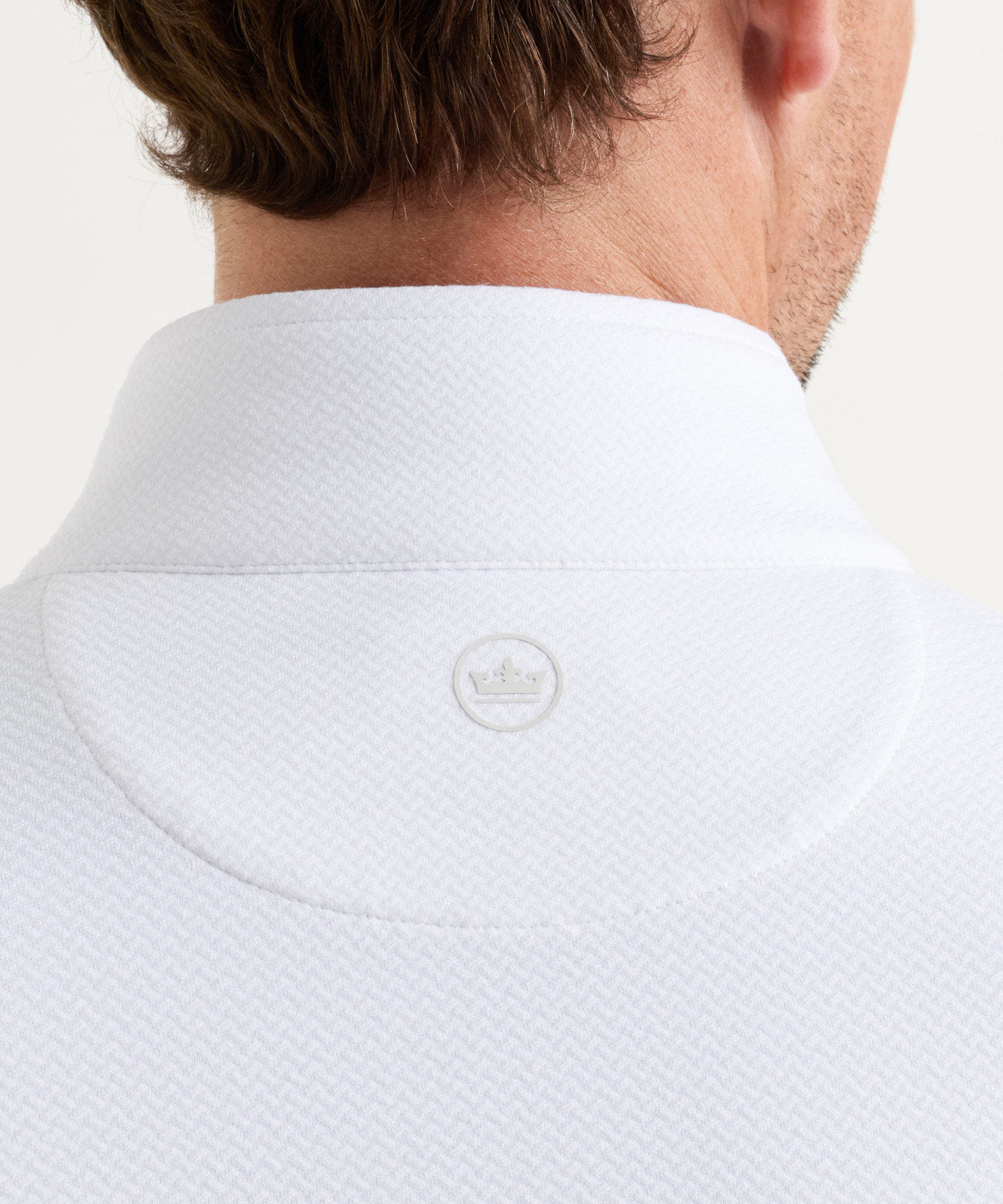 Peter Millar Perth Cross-Hatch Quarter-Zip Pullover, Men's Big & Tall