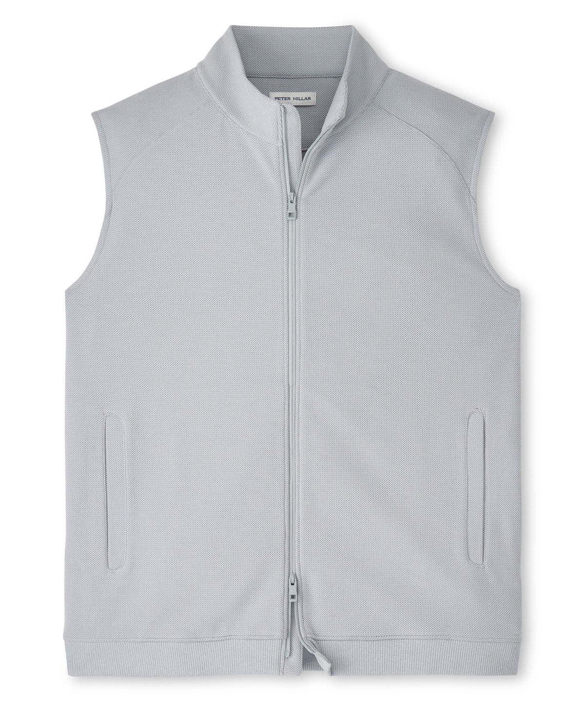 Peter Millar Cradle Pique Full Zip Vest, Men's Big & Tall