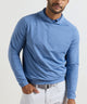 Peter Millar Long Sleeve Pine Sugar Stripe Performance Hoodie