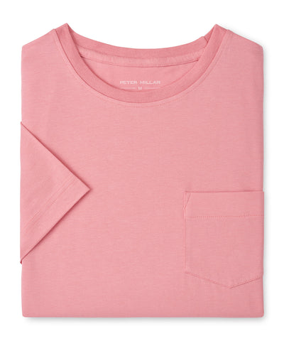 Peter Millar Short Sleeve Crown Comfort Pocket Tee, Men's Big & Tall