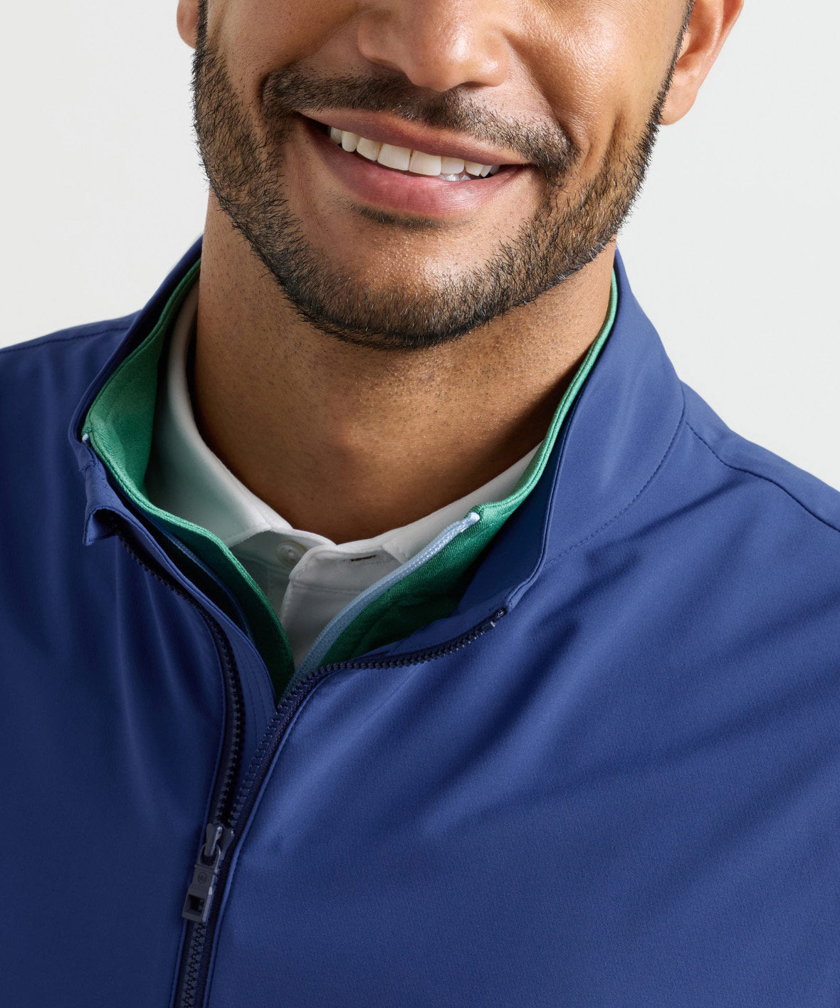 Peter Millar Full Zip Dunes Vest, Men's Big & Tall