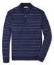 Peter Millar Saratoga Stripe Quarter Zip Sweater