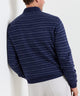 Peter Millar Saratoga Stripe Quarter Zip Sweater
