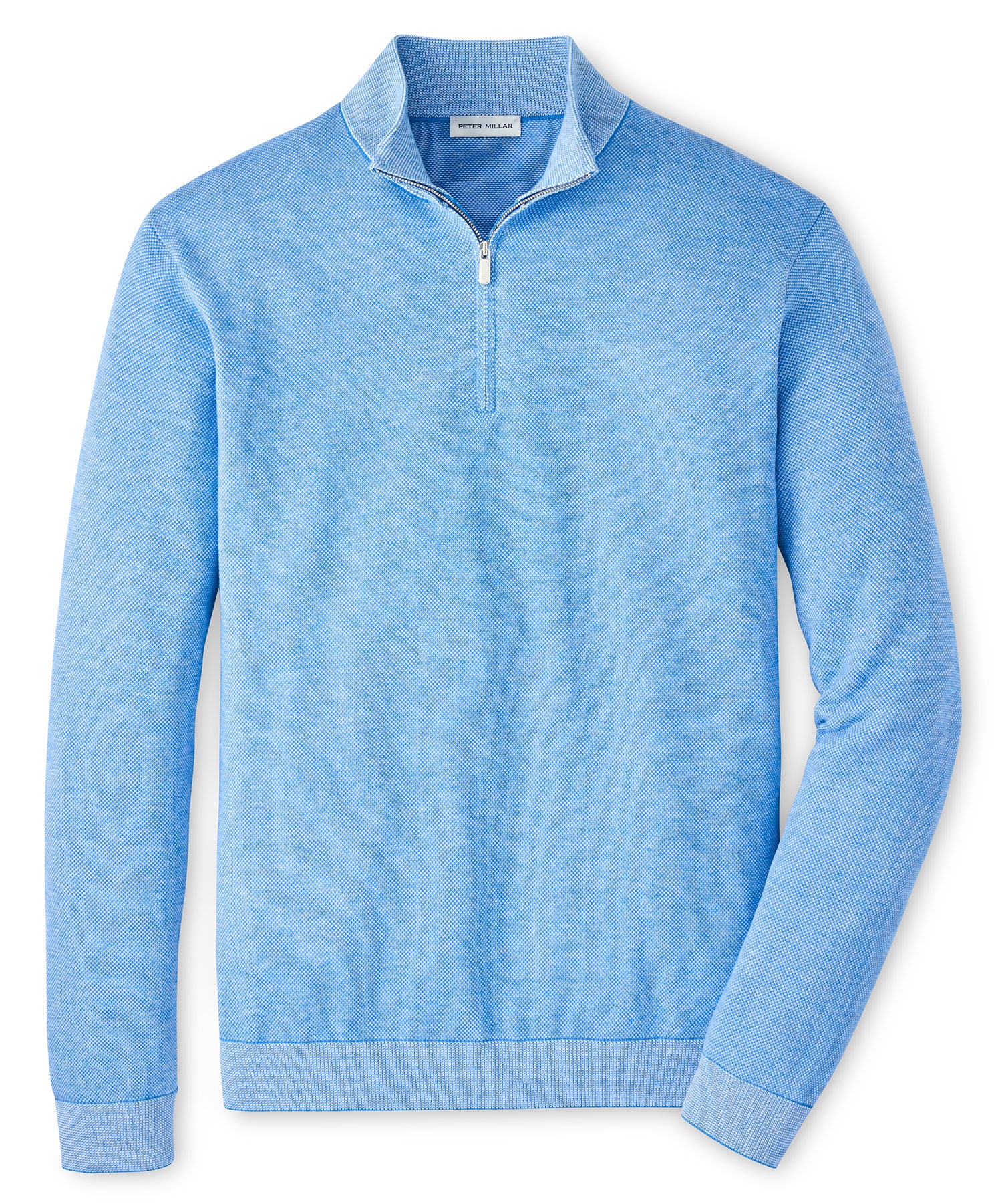 Peter Millar Big & Tall Coolspun Light Birdseye Quarter-Zip