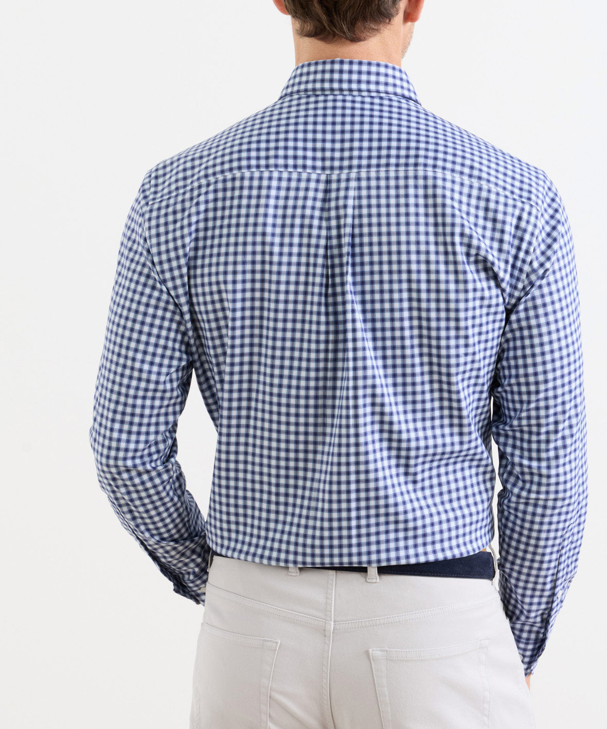 Peter Millar Felix Crown Light Long Sleeve Sport Shirt, Men's Big & Tall