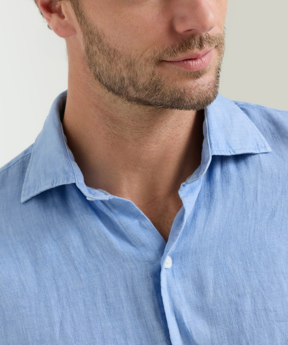 Men's Big & Tall Peter Millar The Shoreside Long Sleeve Linen Sport Shirt Grandview / XLT Men's Big & Tall Peter Millar The Shoreside Long Sleeve Linen Sport Shirt Grandview / XLT