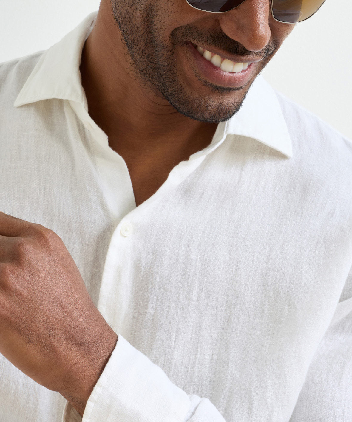 Peter Millar The Shoreside Long Sleeve Linen Sport Shirt, Men's Big & Tall