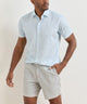 Peter Millar White Haven Short Sleeve Sport Shirt